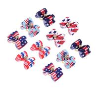 Amosfun Pelo de Resistentes y Elegantes con Banda Elástica de Poliéster 10 Accesorios para Perros y Gatos para Fiestas y Competencias