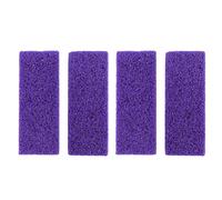 Amosfun Piedra Pómez para Pies 4 Piezas Morado Herramienta de Pedicura Exfoliante Removedor de Callos Lima Raspadora para Eliminar Durezas Cuidado Doméstico y Profesional
