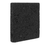 Amosfun Piedra Volcánica Natural para Cocinar 10x10x1,5 Cm Sartén de Piedra para Parrilla Coreana Antiadherente Placa Calefactora para Barbacoa y Teppanyaki, Adecuado para Verduras y
