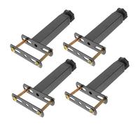 Amosfun Pies De Apoyo Ajustables Para Muebles Patas De Mesa Regulables Para Sofá y Armario Soporte De Cama De Altura Ajustable