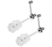 Amosfun Piezas de Molinillo de Pimienta Manual de Zinc 105Mm Kit de Mecanismo Resistente para Molinillo Vintage para Cocina y Uso al Aire Libre Juego de 2 Unidades