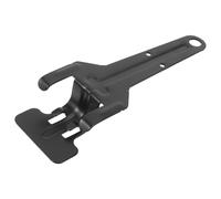 Amosfun Pinza para Bandejas de Horno Mango Antideslizante Negro, Resistente al Calor, Herramienta de Extracción para Horno y Tostadora, Accesorio de Cocina Seguro y Portátil