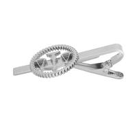 Amosfun Pinza para Hombres Clip de Acero Inoxidable y Diseño de Balanza Justicia, Estilo Minimalista, Resistente al Desgaste, Sujeción Firme para Reuniones Formales y Eventos Legales