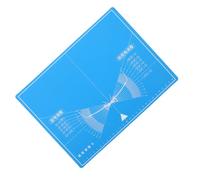 Amosfun Placa Ajustadora Antideslizante Guía Multiángulo Azul de Pvc para Corregir Patillas Sueltas y Principiantes para Monturas de Gafas