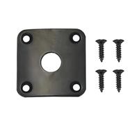 Amosfun Placa de Enchufe de Metal Curvada Tornillos Resistente y Fácil de Instalar Accesorio Adecuado para Fortalecer la Conexión del Cuerpo y Mástil para Guitarra Eléctrica