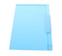 Amosfun Portapapeles Portátil A4 Azul Clip Resistente de Pp, Tablero de Escritura Multifunción para Oficina y Hogar, Organizador de Documentos y Soporte para Formularios, Uso Profesional