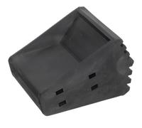 Amosfun Protector de Pies de Escalera de Goma Negra Antideslizante y Resistente al Desgaste, Cubierta para Escaleras que Protege Suelos y Mejora la Seguridad