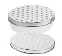 Amosfun Rallador de Cocina Ovalado con Recipiente, 3 Piezas, Acero Inoxidable, Rallador de Queso y Verduras, Herramienta Multifuncional para Cortar Patatas y Zanahorias, Fácil