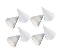 Amosfun Recipientes Para Helados En Forma De Cono 200 Vasos De Papel Ideales Para Postres Yogur y Más