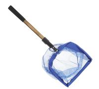 Amosfun Recogedor de Balones de Ping Pong Portátil Telescópico, Red de Malla Azul Plegable, Herramienta Ajustable para Recoger Bolas Pequeñas de Tenis de Mesa, Accesorio Deportivo