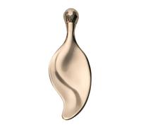 Amosfun Rodillo Facial Metálico para Masaje y Lifting, Herramienta de Belleza Portátil de Aleación de Zinc, Masajeador para Ojos y Rostro, Esencial para Cuidado Piel