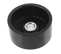 Amosfun Rueda Giratoria para Gato Hidráulico Horizontal Toneladas Accesorio Duradero Montaje Fácil Estabilidad y Movilidad para Coches