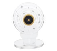 Amosfun Rueda Silenciosa Ejercicio sin Ruido con Base de PVC para Hámster y Erizo Adecuado para Mascotas en Hogar o Tienda de Mascotas