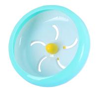 Amosfun Rueda Silenciosa para Ejercicios de Hámster 14 Cm, Rueda de Hámster para Mascotas Pequeñas, Material Plástico Seguro, Compatible Jaulas Diversas, Adecuado para Color Aleatorio