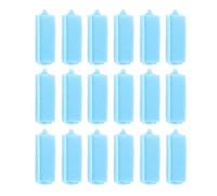 Amosfun Rulos de Esponja para Rizar el Cabello sin Calor, 20 Piezas en Color Azul, para Peinar y Crear Rizos Firmes, Adecuados para Cabello Largo y Corto, Herramienta Ligera para Uso
