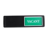 Amosfun Señal de Privacidad Deslizante Magnética para Puerta, Indicador Ocupada/vacante de Aluminio Resistente y Caucho Magnético, Letrero para Baño, Oficina y Sala de Conferencias,