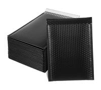 Amosfun Sobres Acolchados Burbujas Negros 50 Uds, PE Coextrusión