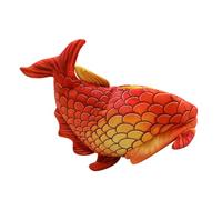 Amosfun Sombrero Divertido de Halloween Rojo Forma de Cabeza de Pez Suave y Cómodo para Fiestas, Disfraz Infantil y Sesiones de Fotos