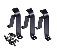 Amosfun Soporte para Barra De Cortina Accesorios De Estilo r Bases De Una Barra Soporte para Cenefa