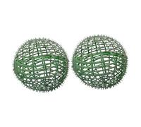 Amosfun Soporte para Bolas de Hierba y Flores Artificiales, 2 Piezas, Marco Estable de Plástico, Adecuado para Arreglos en Bodas y Eventos al Aire Libre, 20 CM