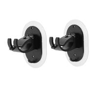 Amosfun Soportes para Barras De Cortina Clips De Varilla Fijación Sin Taladrar Accesorio para Decoración 2 Piezas
