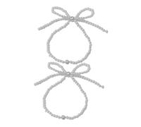 Amosfun Sujeta Cortinas Magnéticos con Lazo de Perlas Cierres Seguros para Cortinas Soportes Decorativos para Hogar y Oficina Resistentes al Viento Fáciles de Usar