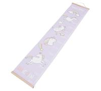 Amosfun Tabla De Altura De Unicornio Para Niños 30x142 Cm Lienzo, Regla De Pared Infantil De Crecimiento, Decoración Habitación Infantil Motivos De Dibujos Animados, Medidor Para Dormitorio y Aula