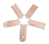 Amosfun Tablero De Crecimiento Para Habitación Infantil Regla De Madera Decoración De Pared Estrellas