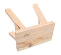 Amosfun Taburete Infantil De Rústico Pequeño Taburete De Madera Silla para Baño De Escalón para De Madera para Adultos