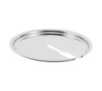 Amosfun Tapa de Embudo para Bolas de Marisco de Acero Inoxidable Ventana Transparente Herramienta para Cocinar Albóndigas y Panqueques Compatible Gas Inducción y Vitrocerámica 1 Pieza