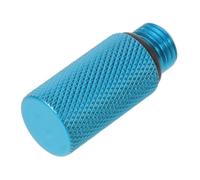 Amosfun Tapón del Puerto de Presión para Regulador de Buceo, Tapón de Válvula de Buceo 3/8-24 de Aluminio Azul, Ajuste Manual sin Llave para Reparación Rápida y Seguridad en Inmersión