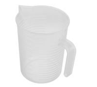 Amosfun Taza Medidora de Aceite para Transmisión y Motor de 1000 Ml, Vaso Dispensador de Plástico Reutilizable para Automoción, Recipiente Medidor Preciso para Mantenimiento de Vehículos