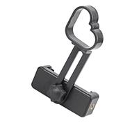 Amosfun Telescopio terrestre magnético teléfono Inteligente Estudio de Las Estrellas Montaje del Alcance del teléfono Adaptador de cámara de telescopio Abdominales Black