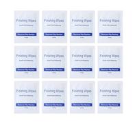 Amosfun Toallitas para Limpieza de Residuos de Cera y Aceite, Paquete de 20 Almohadillas Desechables para Depilación, Uso Corporal, Facial y Post-Depilación