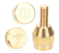 Amosfun Tornillo de Cuello Curvo para Saxofón Profesional Metálico, Accesorio de Repuesto Dorado a B Tornillo de 5 Mm, Mejora el Timbre y Ajuste para Saxofón Alto, Tenor y Soprano