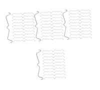 Amosfun Unidades Clips Fijadores Inoxidable Para Tablero Perforado Antideslizantes Resistentes Corrosión Para Sujetar Ganchos Y Herramientas Paneles Organizadores 100 Piezas*4