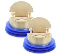 Amosfun Válvula de Retención de Drenaje para Ducha Tapón Sellado Insertable, 2 Piezas Resistentes para Lavabo y Bañera, Evita Olores y Obstrucciones en Baño y Suelo