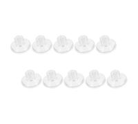 Amosfun Ventosas para Tuercas de Tornillo 4.5 Cm Transparentes 10 Unidades Apriete Manual para Acuarios y Terrarios, Accesorio Fijo para Incubadoras y Bandejas de Reptiles