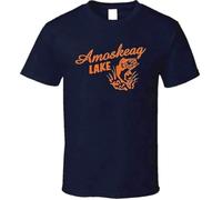 Amoskeag Lake Grown Ups Sandler Rock Kevin James Hayak Ukraine t Tshirts Camisetas y Tops Blue(Medium)