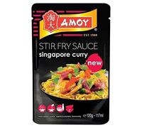 Amoy Singapur Revuelo De Curry Salsa De Alevines 120g (Paquete de 6)