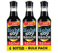 Amoy Soy Sauce Light 150 ml (Pack of 6)