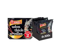 Amoy Straight to Wok Udon Thick Noodles 300 g (Pack of 6)