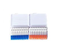 Amoyer 80pcs plástico Suave Masaje gingival Encías Cepillo interdental palillo de Dientes Cepillo de Dientes Seda Dental Flosser Escoja la Herramienta del Cuidado Dental Oral