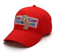 AMOYER Béisbol Ajustable Del Casquillo De Bubba Gump Shrimp Bordados Snapback Deportes Sombrero De Sun (Rojo)