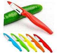 AMOYER Cerámica zesters Manual de Patata Vegetales pelador de Verduras Herramientas de la Fruta del Cortador Melón Planer rallador de Cocina Gadgets (Color al Azar)