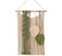 AMOYER Macrame Wall Hanging Boho Decoración de la Pared de la Pared Tejida a Mano Tassel Tapestry Arte de Arte de Pared Decoración para la Sala de Estar de Dormitorio en casa