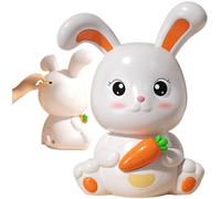 AMOYER Piggy Bank, Bunny Money Bank Cartoon a Prueba De Otoño Piggy Bank Unbreakable Rabbit Coin Bank Regalo De Cumpleaños para Niños Niñas