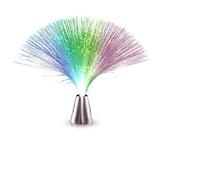 Amoyeric Luz de Fibra óptica, lámpara de Fibra óptica LED de 7 Colores, Hermoso Color romántico Que Cambia la Hermosa luz Nocturna, para el diseño Interior de la Vida en el hogar