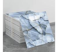 AMOYUN Azulejos Adhesivos Cocina, 10 piezas Vinilo Pared Vinilos de Pared Decorativos 30x30cm Revestimiento de Paredes PVC Baldosas Adhesivas Pared Cocina Azulejos Baño Vinilo Suelo