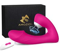 AMOZICI Masajeador Ŝạtisfayęr Femènịnô verdạderô,Ŝạtisfyęr sùcciønadør pro 5 Clîťoris Müjèr original 9X9 modos Con control remoto,Ŝạtisfacęr MừjÉ Ṿiḇrḁdrḁḑor Mùjêr 100% impermeable Carga USB Magnetic